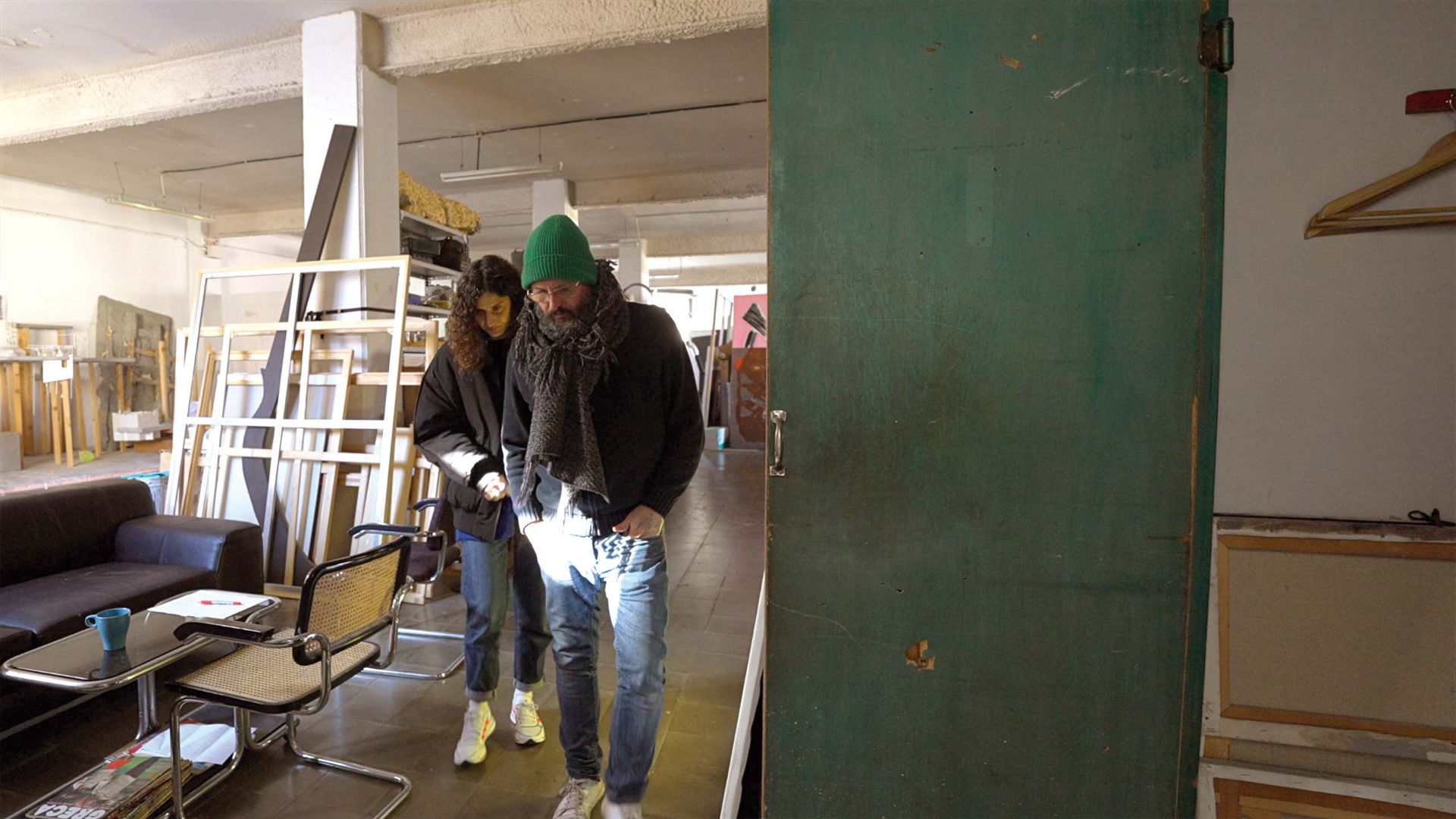 Lúa Coderch visita a Pere Llobera