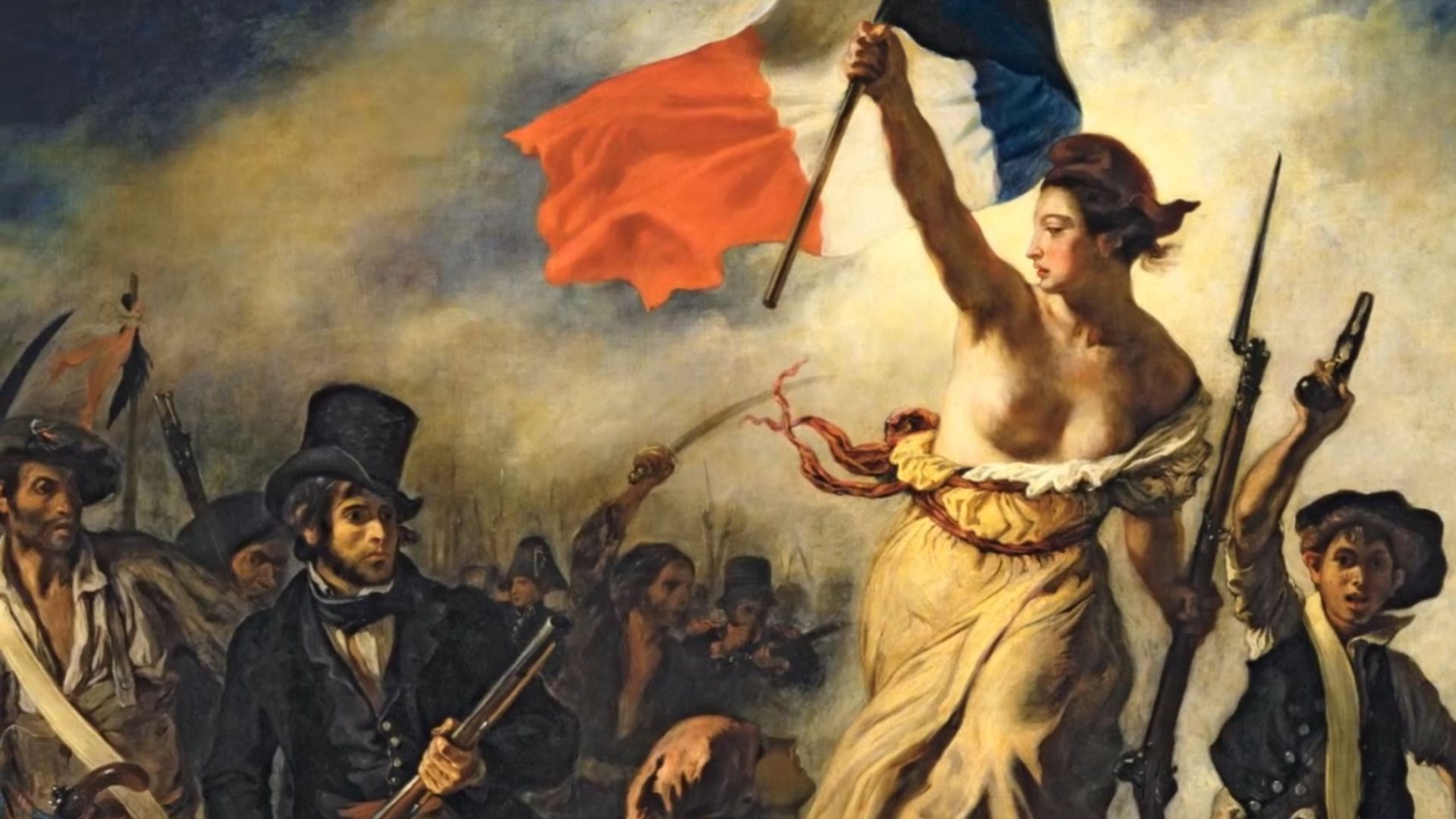 Delacroix: La libertad guiando al pueblo