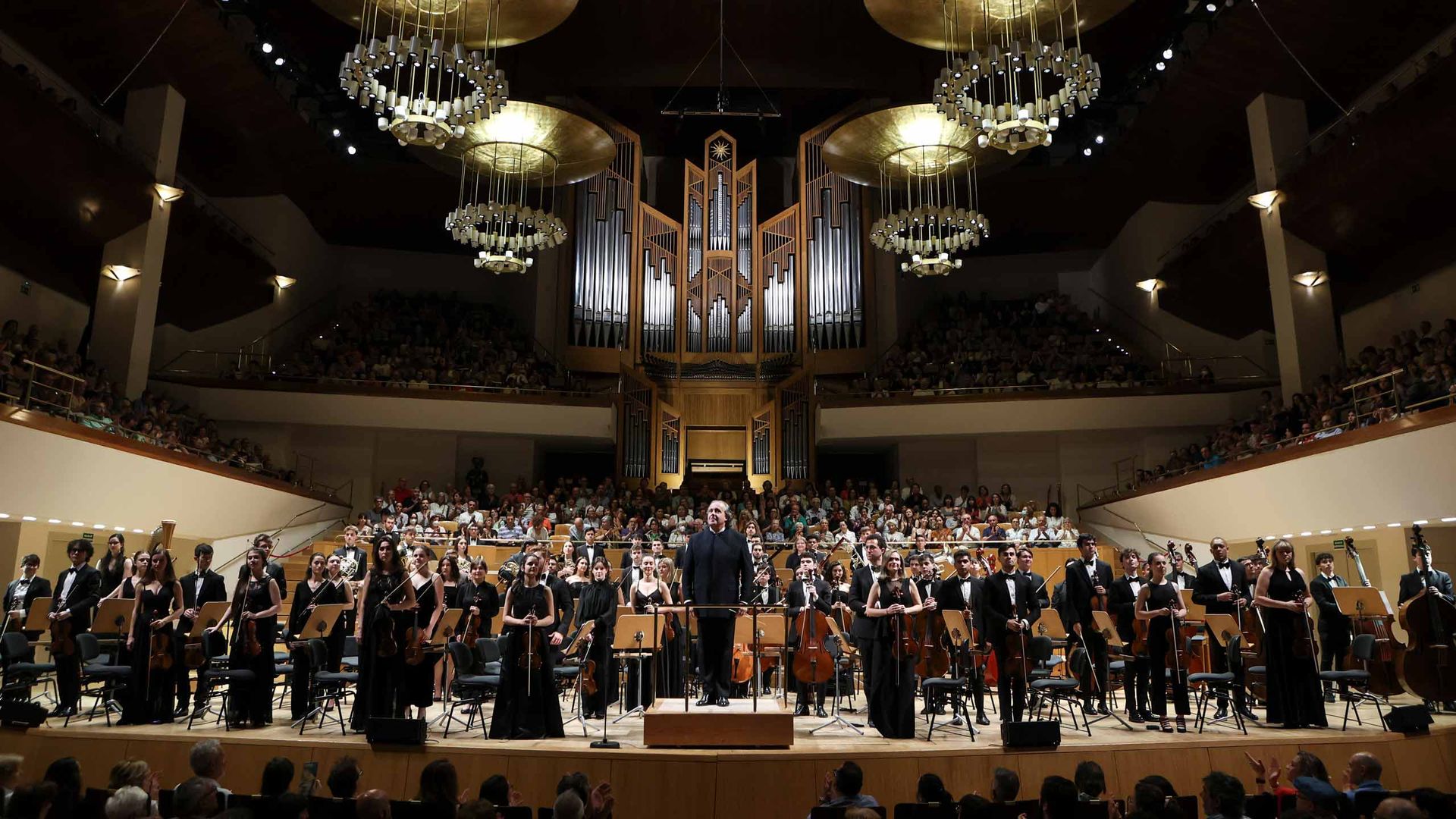 Concierto de la Orquesta Sinfónica Freixenet de la Escuela Superior de Música Reina Sofía como celebración del Día Europeo de la Música 