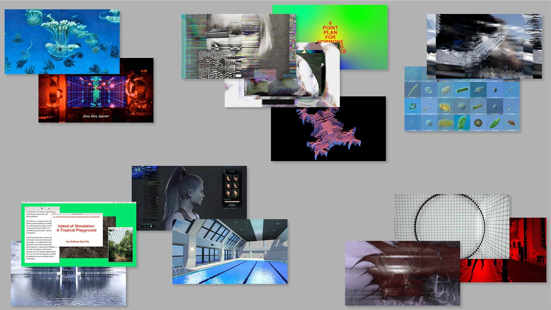 Espacio-pantalla: de lo figurativo a lo abstracto