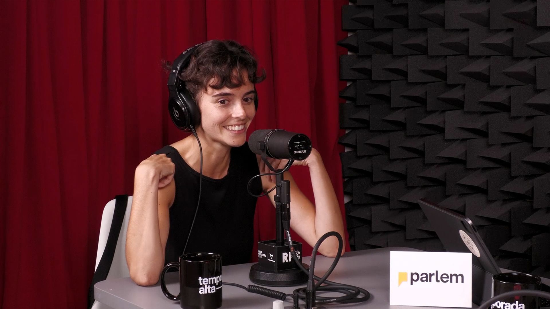 Éxito precoz. Con Joana Vilapuig