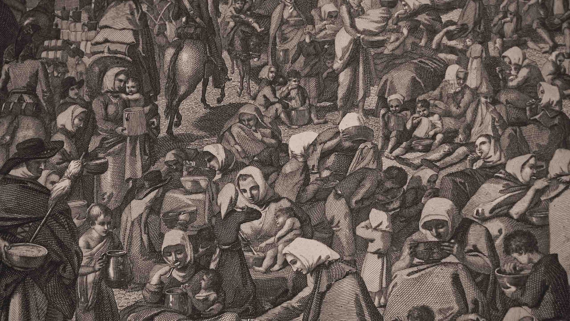 La matriz del grabado «A sopa de Arroios»