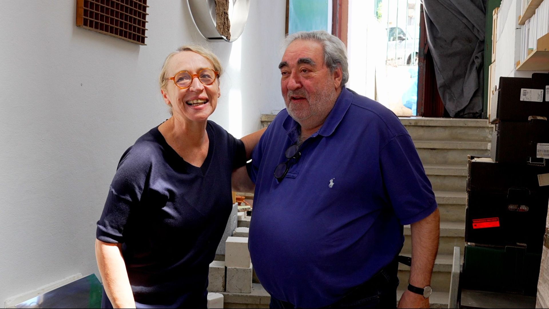 Eduardo Souto de Moura visita a Fernanda Fragateiro