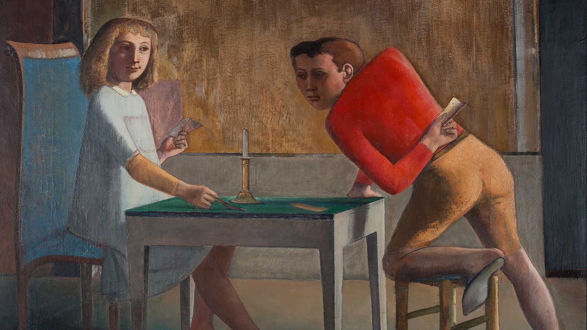 Estudio técnico de 'La partida de naipes' de Balthus
