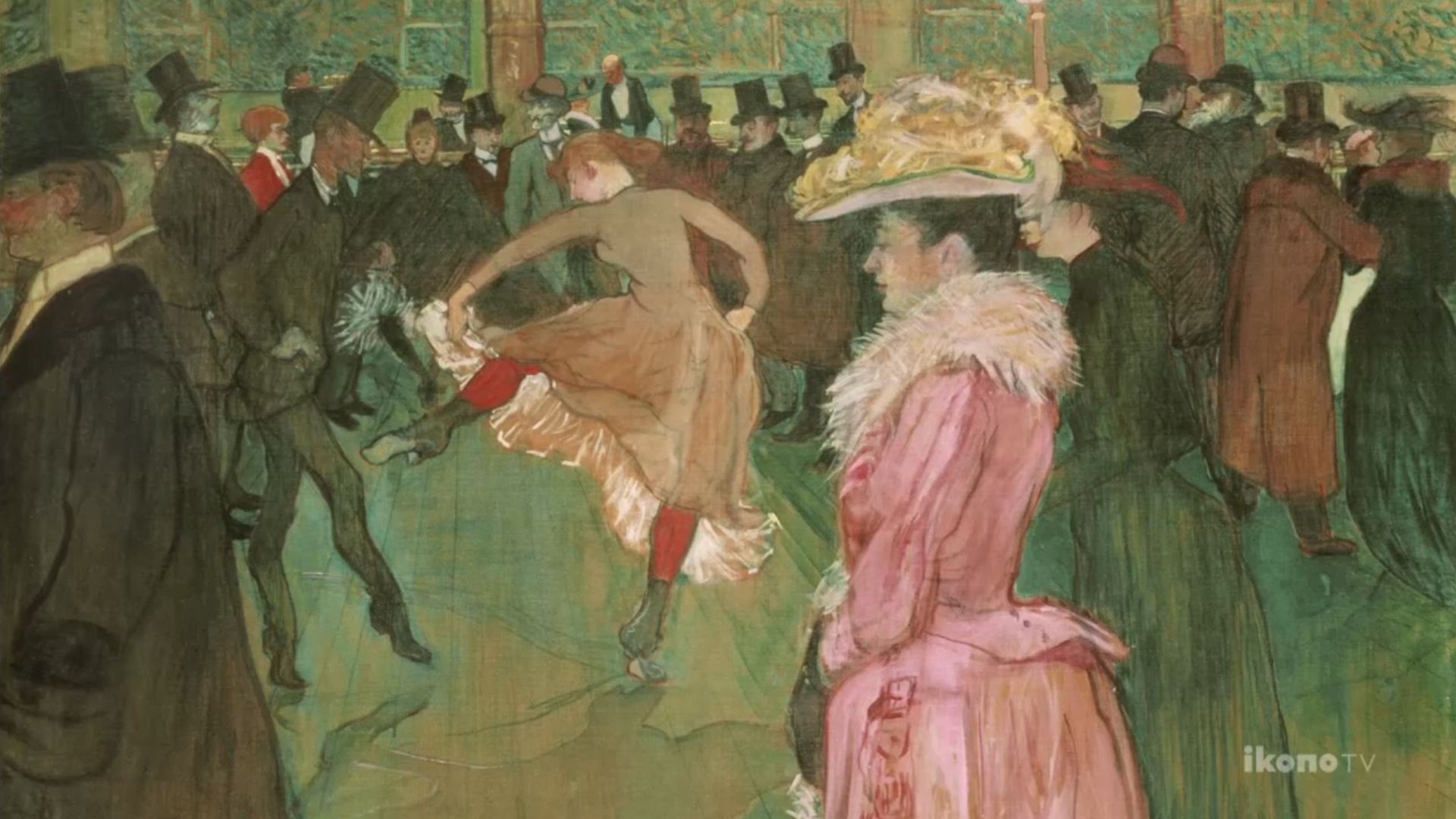 Toulouse-Lautrec: Baile en el Moulin Rouge