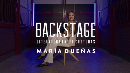 Backstage. María Dueñas