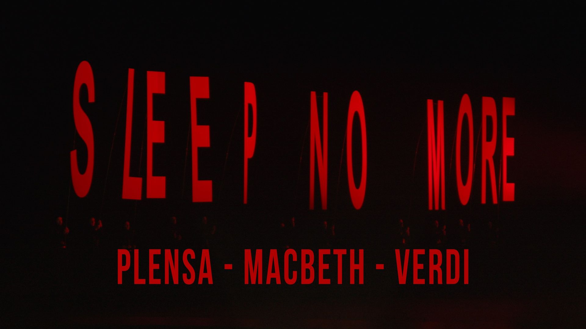 Sleep No More
