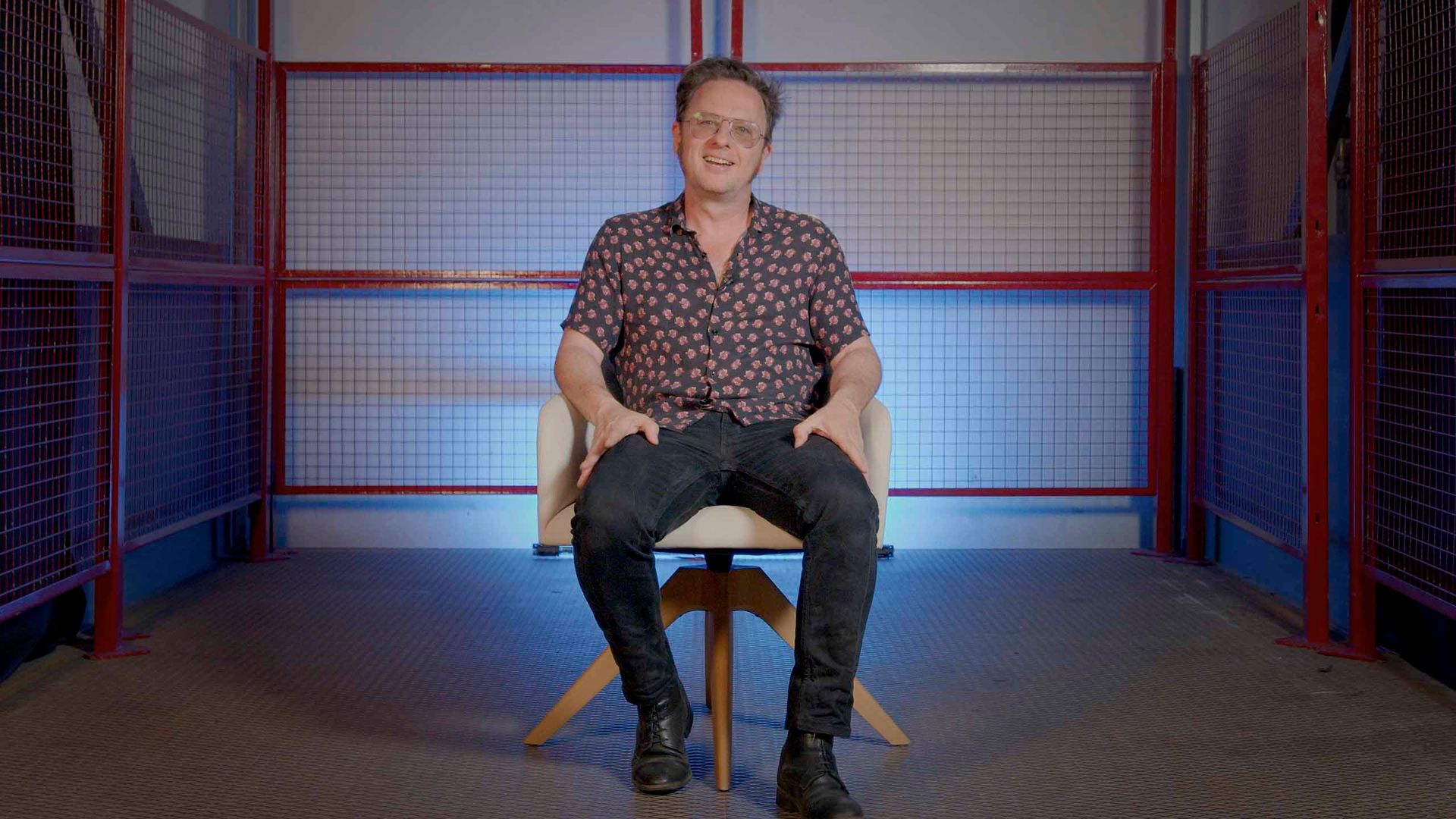 Backstage. David Carabén
