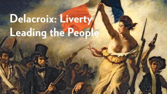 Delacroix: La libertad guiando al pueblo