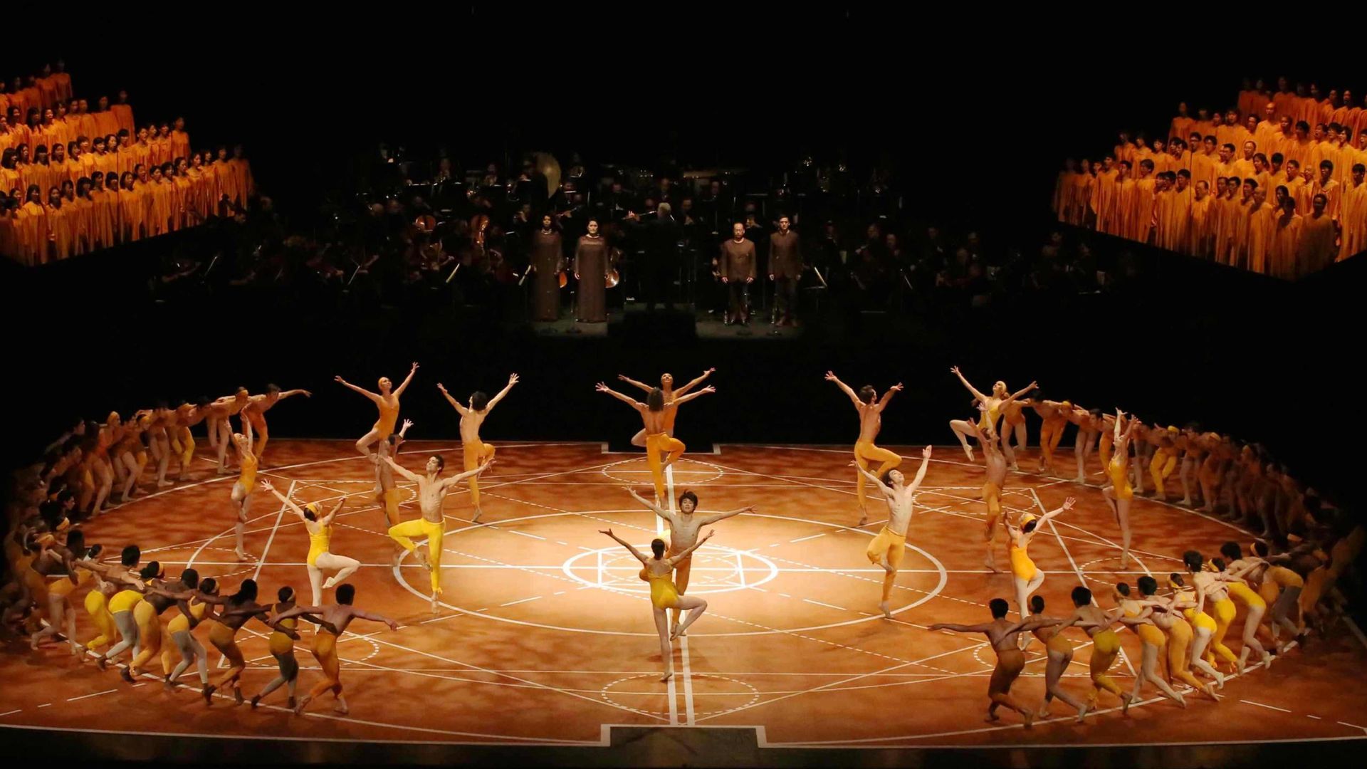 'La novena sinfonía' de M. Béjart, música de Beethoven