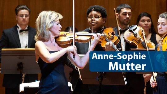 Anne-Sophie Mutter en la Escuela Superior de Música Reina Sofía