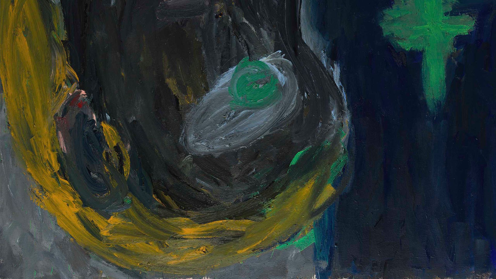 Georg Baselitz: 'Madre negra con niño negro'