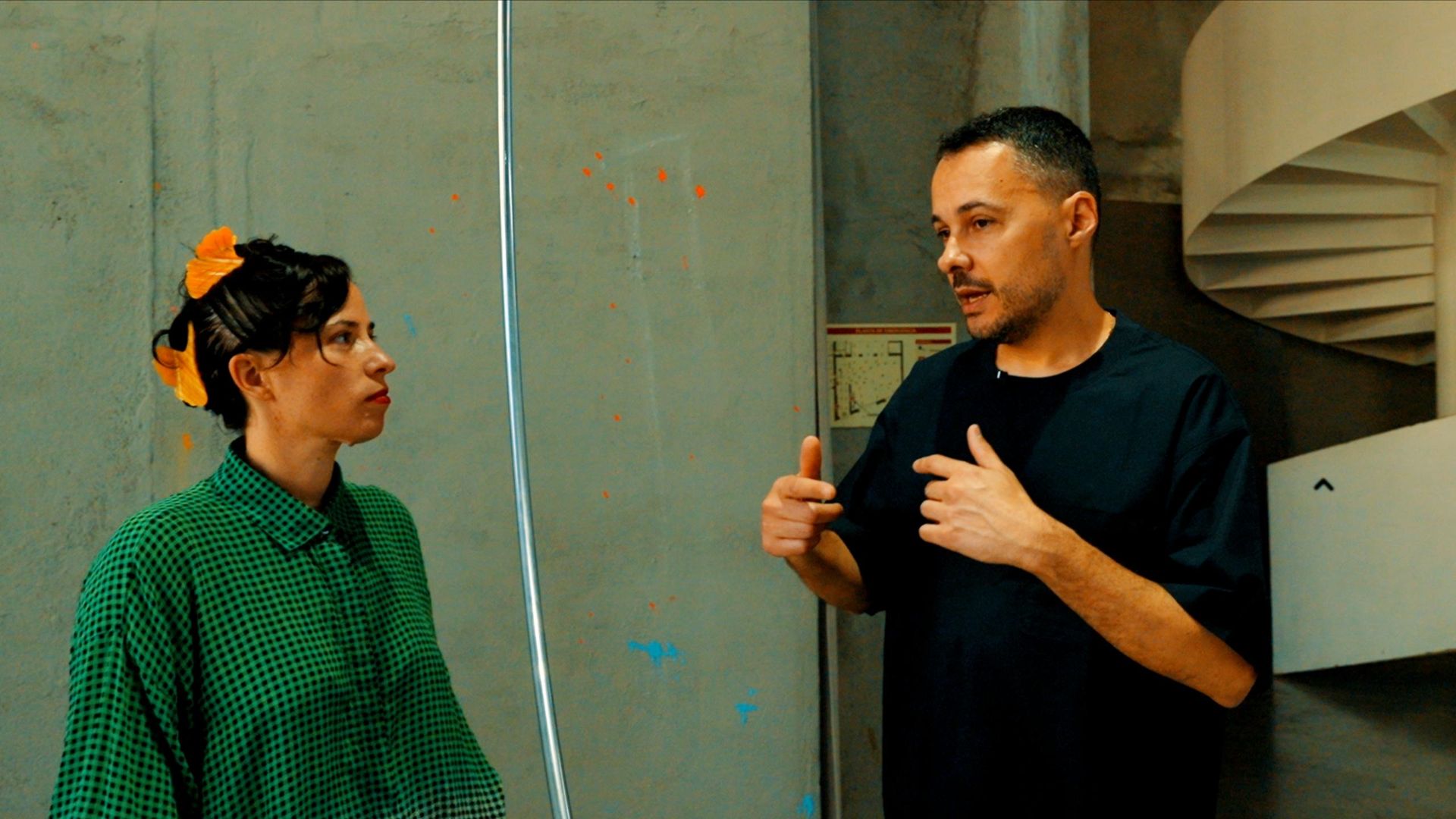 June Crespo visita a Pedro Barateiro