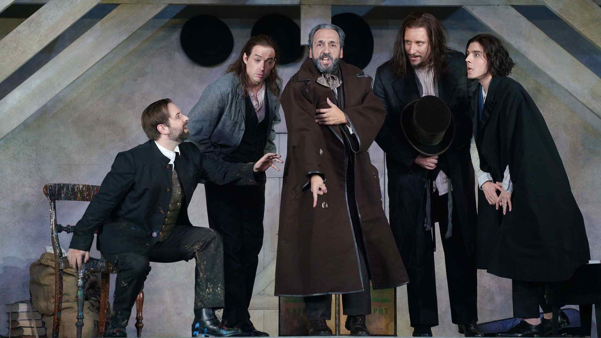 La bohème: ópera en cuatro actos