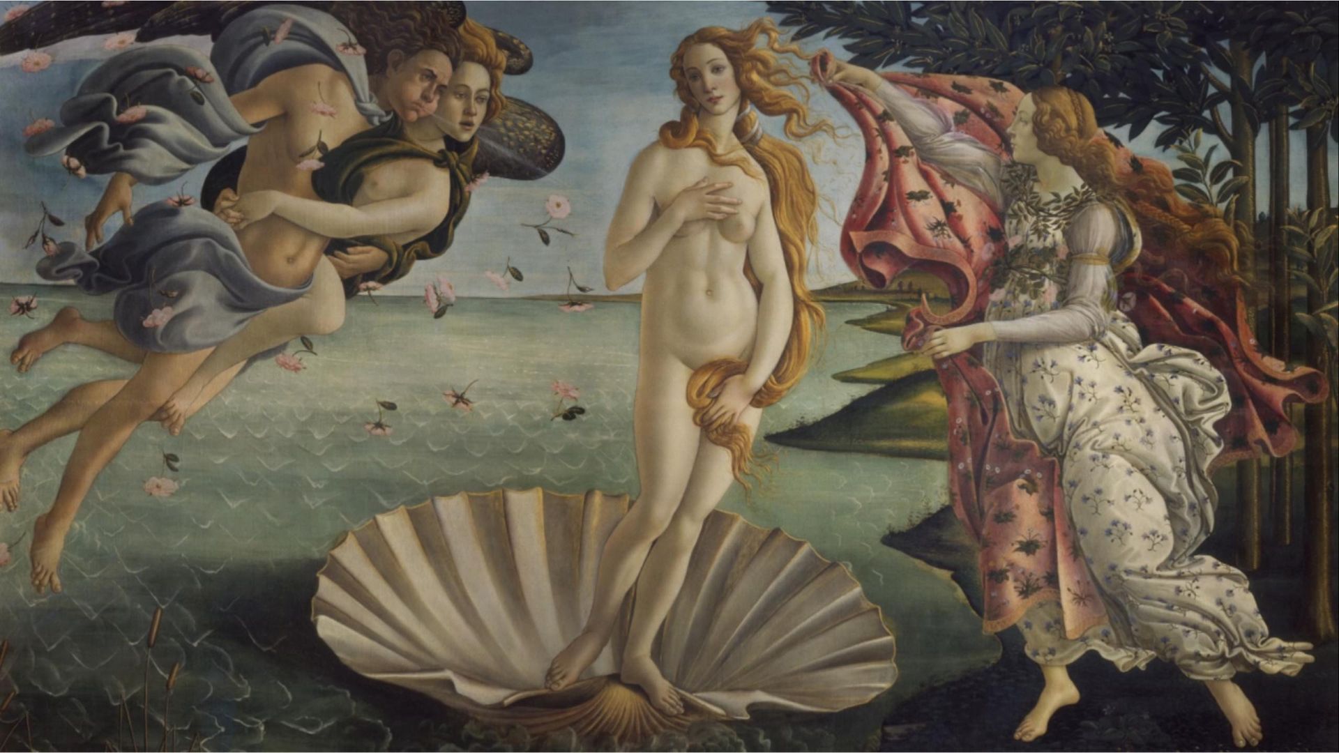 Sandro Botticelli: El nacimiento de Venus
