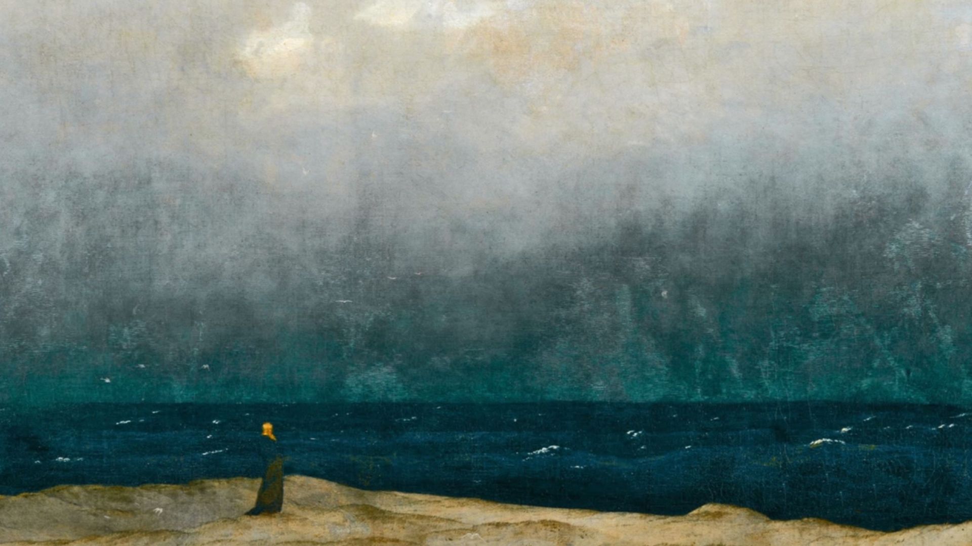 Caspar David Friedrich: Monje a la orilla del mar