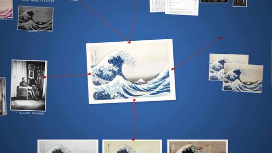 Impresión en plancha de madera de 'La gran ola' de Hokusai (y las diferencias entre  las 111 que existen)