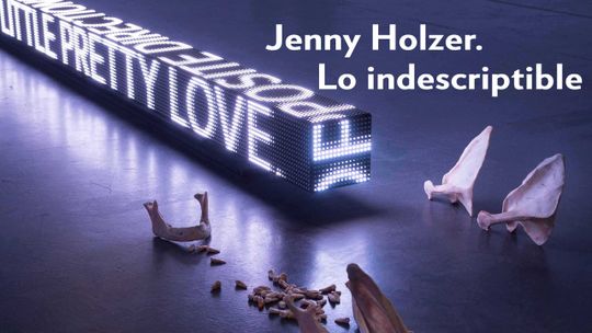 Jenny Holzer. Lo indescriptible