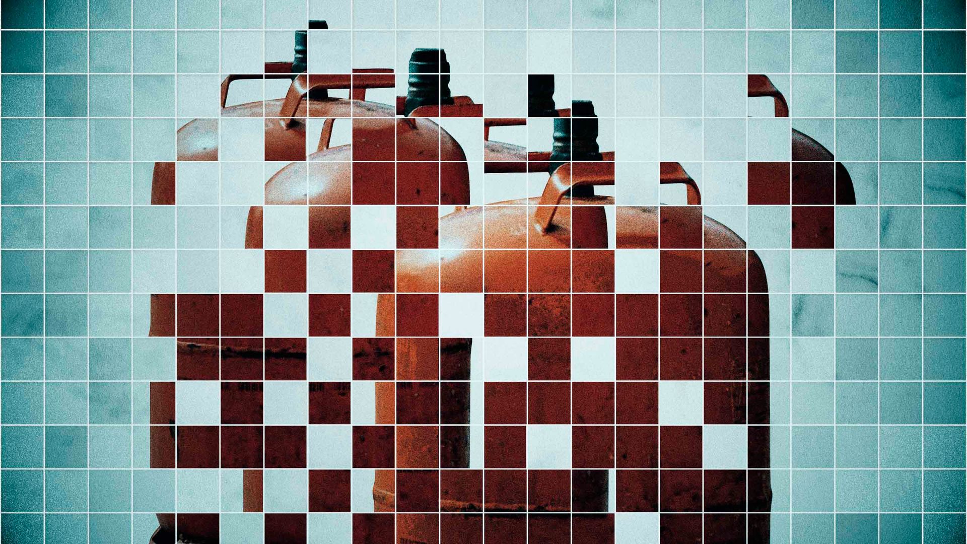 Con la bombona a cuestas