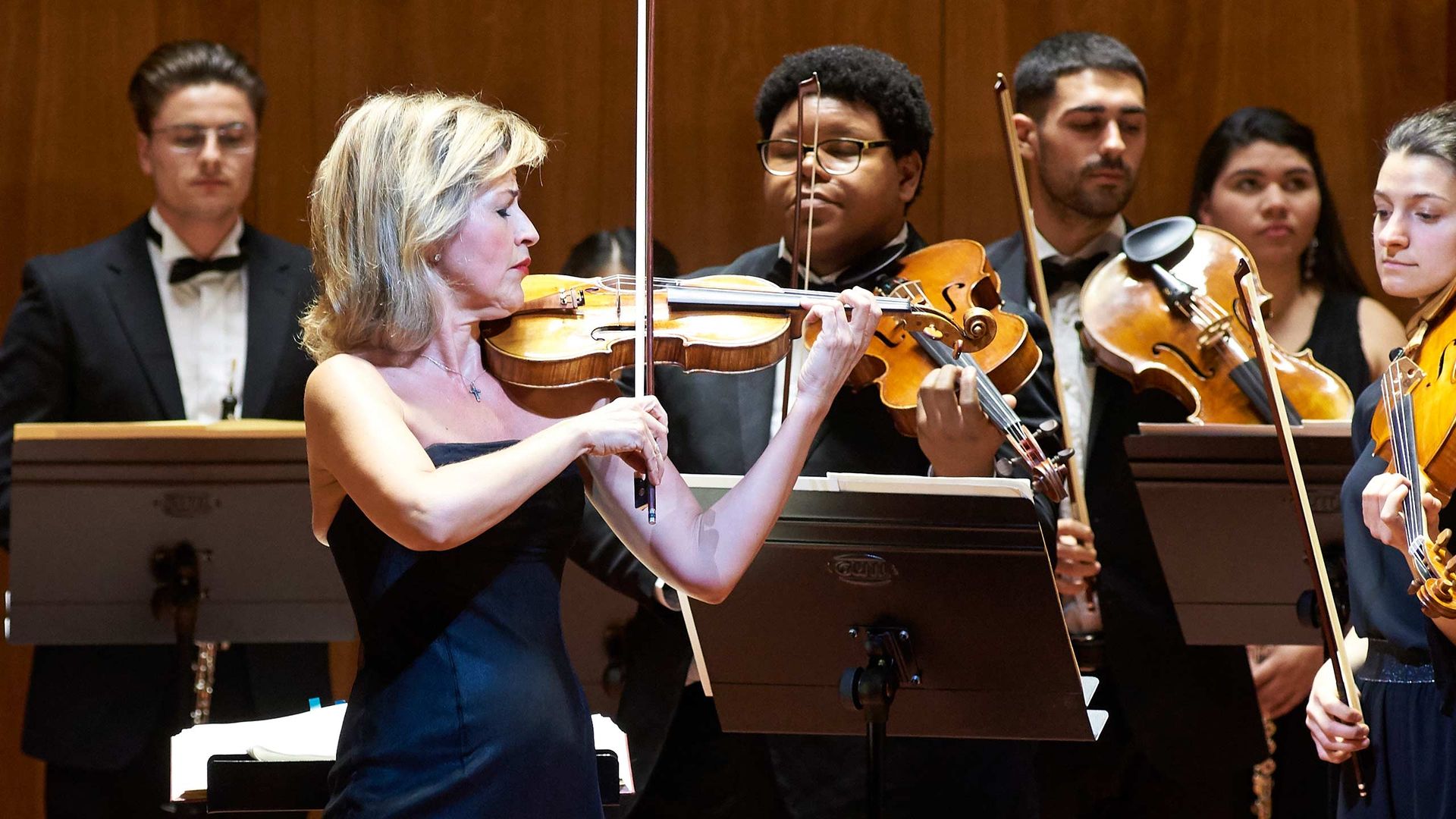 Anne-Sophie Mutter en la Escuela Superior de Música Reina Sofía