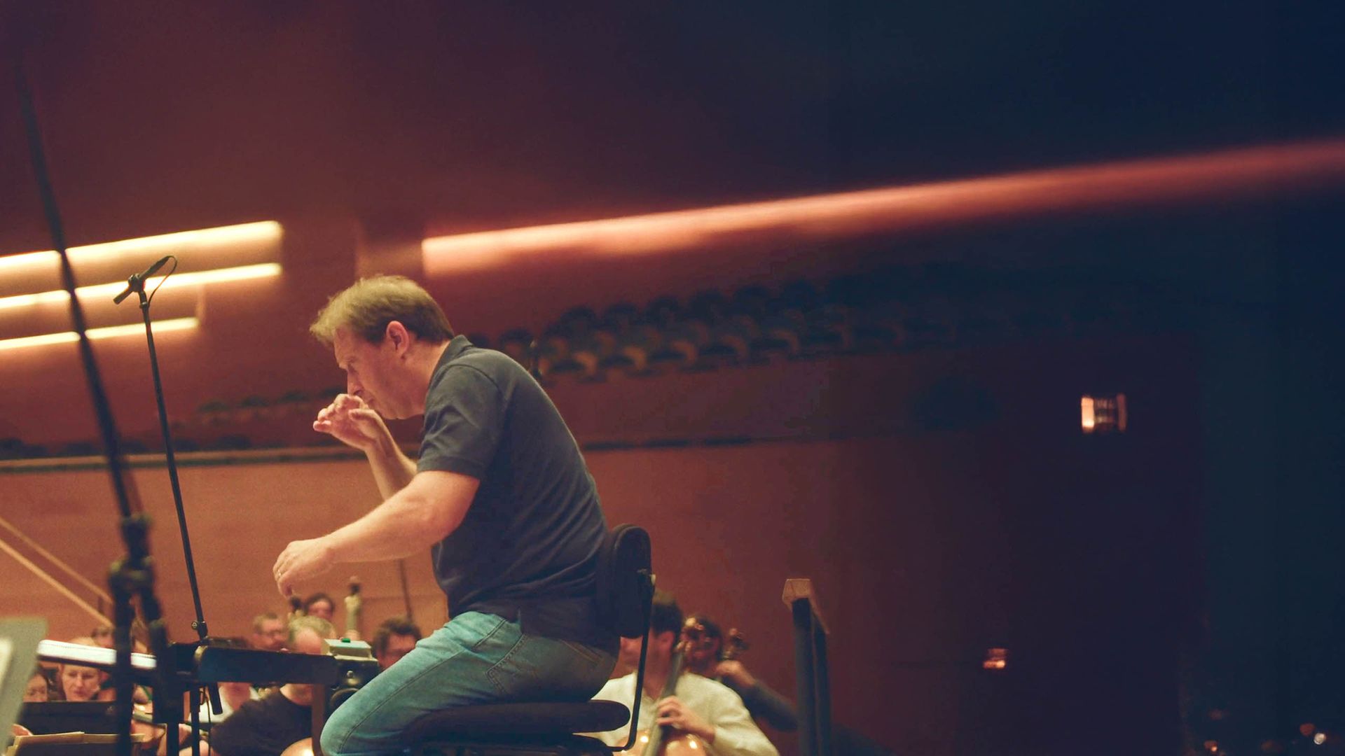 Offstage grabando Ravel