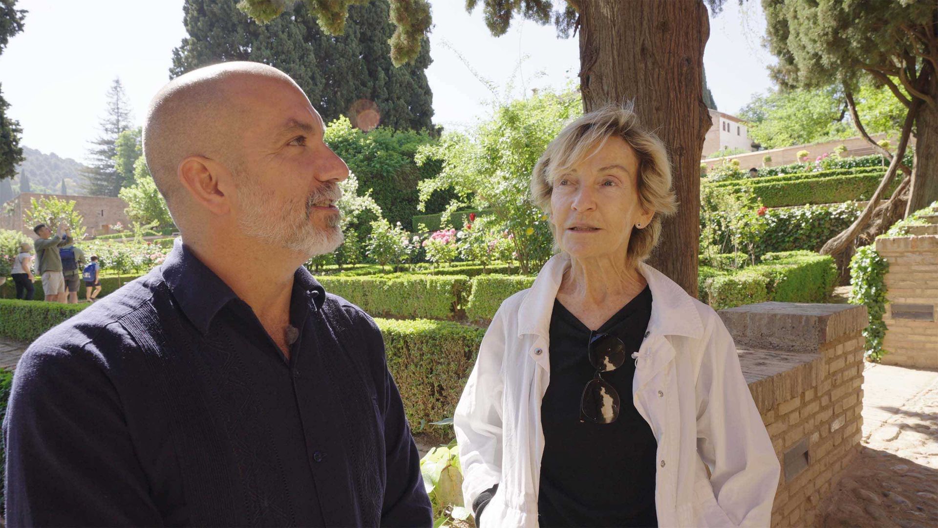 Carlos Aires visita a Soledad Sevilla